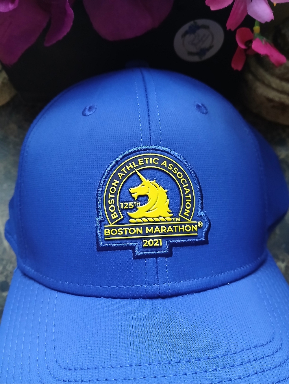 Adidas Boston Marathon 2021Stadium II Stretch FitAthletic Hat Size S/M Unisex